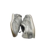 Adidasi dama H&M, 38, imitatie de piele, material textil, gri - imagine 4