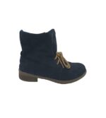 Botine dama Via Rosa, 37, material textil, bleumarin