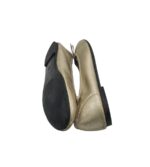 Balerini dama 37, imitatie de piele, auriu - imagine 4