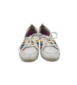 Espadrile dama Adidas, 38, imitatie de piele, alb - imagine 3