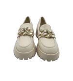 Mocasini dama Stradivarius, 38, imitatie de piele, nude - imagine 3