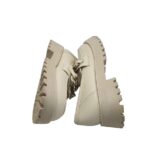 Mocasini dama Stradivarius, 38, imitatie de piele, nude - imagine 4