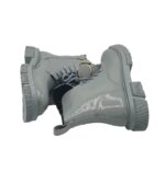 Ghete dama My♥U 36, imitatie de piele, gri - imagine 4