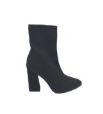 Botine dama Queen Tina, 38, material textil, negru