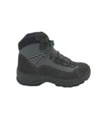 Ghete barbati Garsport Kamikaze Mid, piele intoarsa, material textil, negru gri