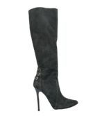 Cizme dama My Piu Senza, 40, piele intoarsa, negru