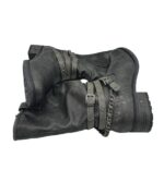 Cizme dama Mustang, 41, imitatie de piele, negru, Imblanite - imagine 4