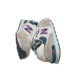 Adidasi dama New Balance, 38, piele intoarsa, material textil, alb gri - imagine 4