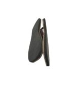 Saboti dama 38, imitatie de piele, material textil, negru rosu - imagine 4
