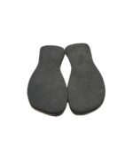Saboti dama 38, imitatie de piele, material textil, negru rosu - imagine 5