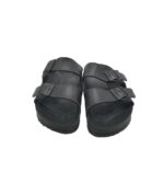 Saboti barbati Birkenstock, 40, alte materiale, negru - imagine 3
