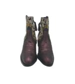 Botine dama Gioseppo, 39, piele, mov - imagine 3
