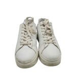 Adidasi barbati  43, imitatie de piele, alb - imagine 3