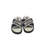 Saboti copii Moschino, 33, piele, negru - imagine 3