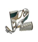 Sandale dama Betsey Johnson, 38, imitatie de piele, negru - imagine 4