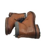 Ghete barbati About You, 45, piele, Imblanite, maro - imagine 4