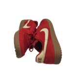Adidasi barbati Nike, 42, piele intoarsa, material textil, rosu - imagine 4