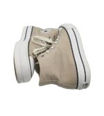 Tenisi dama Converse, 39, material textil, bej - imagine 4