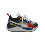 Adidasi barbati Puma, 44, imitatie de piele, material textil, alb albastru