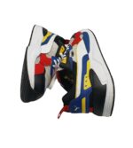 Adidasi barbati Puma, 44, imitatie de piele, material textil, alb albastru - imagine 4