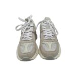 Adidasi dama Fila, 37, piele intoarsa, material textil, alb gri - imagine 3