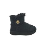Cizme dama Ugg, 36, piele intoarsa, Imblanite, negru