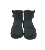Cizme dama Ugg, 36, piele intoarsa, Imblanite, negru - imagine 3