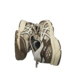 Adidasi barbati Asics, 42, imitatie de piele, material textil, alb maro - imagine 4
