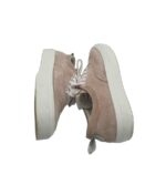 Tenisi dama Closed, 37, piele intoarsa, bej - imagine 4
