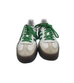 Adidasi barbati Adidas Samba, 40, piele, alb verde - imagine 3