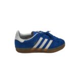 Adidasi barbati Adidas Gazelle, 43, piele intoarsa, albastru