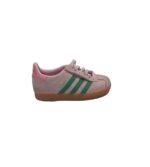Adidasi copii Adidas Gazelle, 30, piele intoarsa, roz