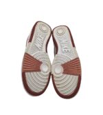 Adidasi dama Nike, 38, imitatie de piele, piele, alb maro - imagine 5