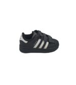 Adidasi copii Adidas Superstar, 30, imitatie de piele, piele, negru