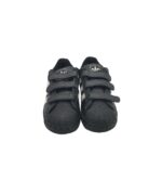 Adidasi copii Adidas Superstar, 30, imitatie de piele, piele, negru - imagine 3