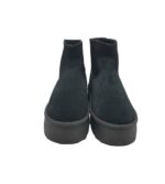 Botine dama Even&Odd, 39, piele intoarsa, material textil, Imblanite, negru - imagine 3