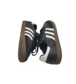 Adidasi dama Adidas Samba, 39, piele intoarsa, piele, negru - imagine 4