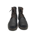 Ghete barbati Rieker, 46, imitatie de piele, piele, Imblanite, negru - imagine 3