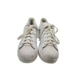 Adidasi dama Adidas Superstar, 38, imitatie de piele, piele, alb - imagine 3