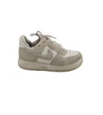Adidasi barbati Nike, 41, piele intoarsa, material textil, alb gri