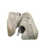 Adidasi barbati Nike, 41, piele intoarsa, material textil, alb gri - imagine 4