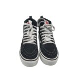 Tenisi dama Vans, 38, piele intoarsa, negru - imagine 3