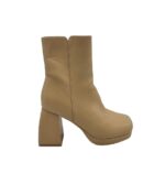 Botine dama Deezee, 39, imitatie de piele, bej