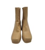 Botine dama Deezee, 39, imitatie de piele, bej - imagine 3