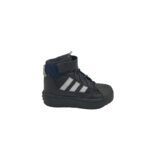 Adidasi copii Adidas, 29, imitatie de piele, material textil, piele, negru