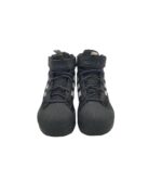 Adidasi copii Adidas, 29, imitatie de piele, material textil, piele, negru - imagine 3