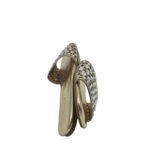 Saboti dama New Look, 39, imitatie de piele, material textil, auriu - imagine 4