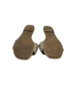 Saboti dama New Look, 39, imitatie de piele, material textil, auriu - imagine 5