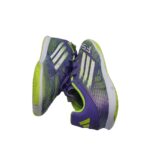 Adidasi copii Adidas, 39, imitatie de piele, mov verde - imagine 4