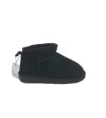Ghete dama Even & Odd, 39, piele intoarsa, Imblanite, negru